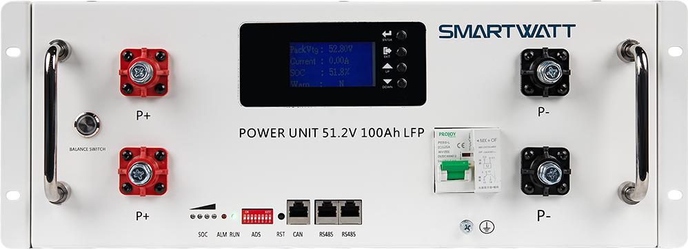 SMARTWATT POWER UNIT 51.2-100 LFP 16S1PA W – 2