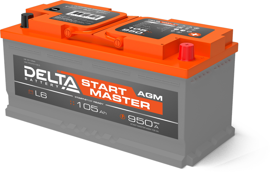 DELTA START MASTER 105 Ah AGM